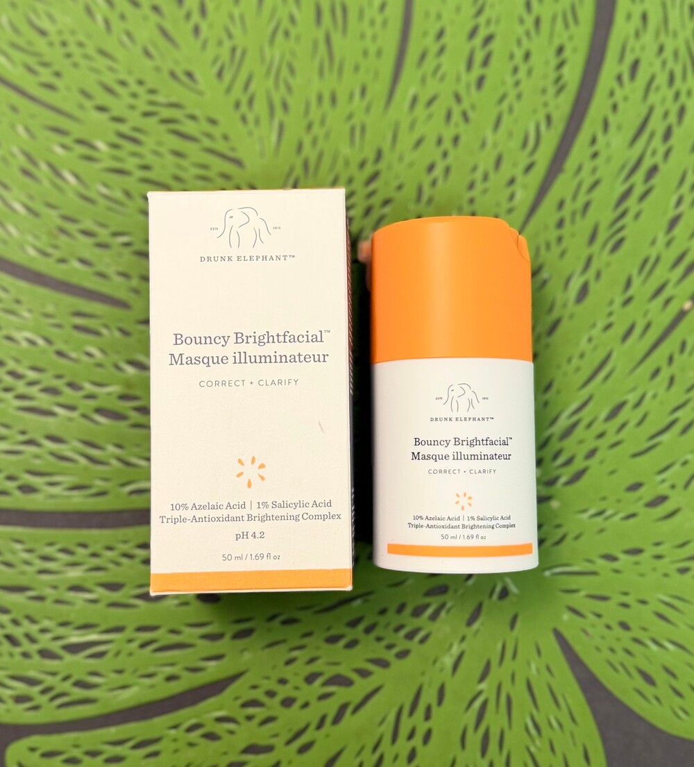 Drunk Elephant Bouncy Brightfacial 10% Azelaic Acid Mask 50ml NEW